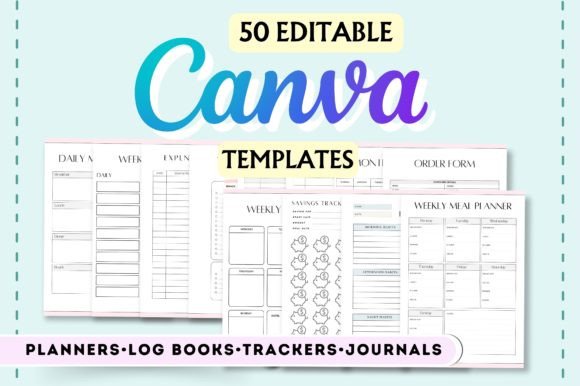 50 Editable Canva Templates KDP Interior: Your All-in-One Design Kit