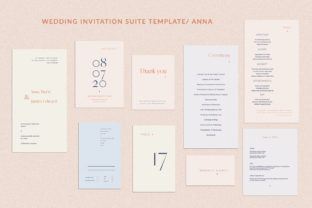 Anna Wedding Invitation Suite: A Modern Minimalist Approach
