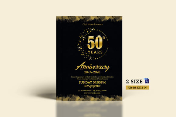 Anniversary Celebration Flyer: Modern Design for Any Event
