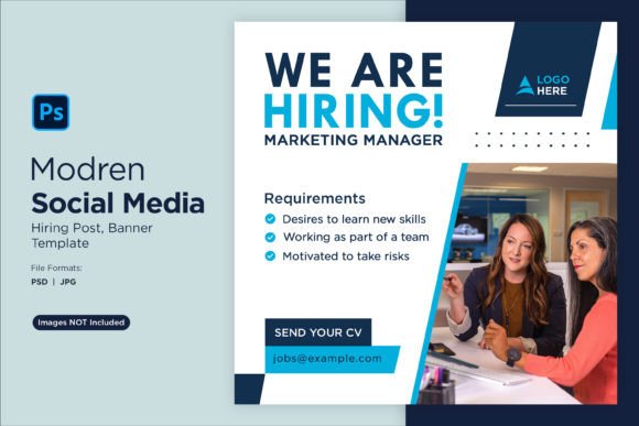 Attract Top Talent with We Are Hiring Social Media Post 31