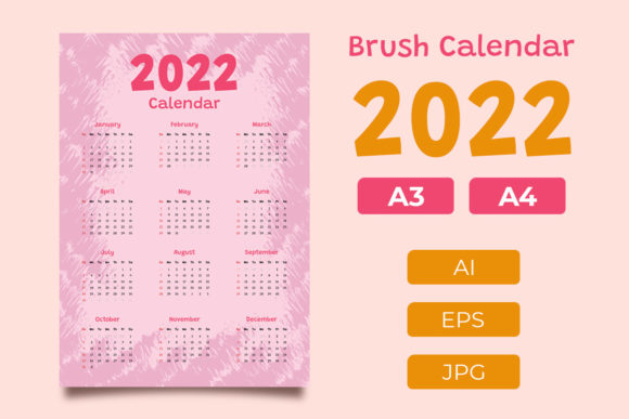 Brush Calendar 2022: Infusing Your Year with Pink Personality