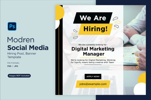 Designing a Standout We Are Hiring Social Media Post