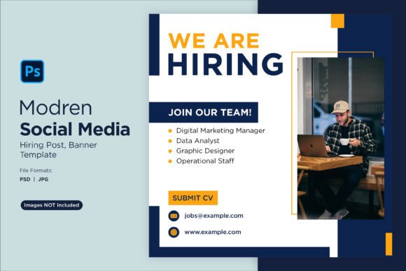 Elevate Your Recruitment with We Are Hiring Social Media Post 65