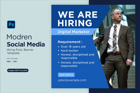 Instantly Elevate Your Recruitment with We Are Hiring Social Media Post 18
