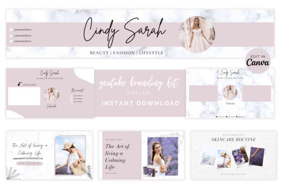 Lavender YouTube Branding Kit: A Simple Guide to a Polished Channel