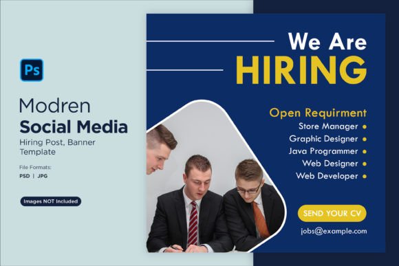 Modern Hiring: Social Media Post 06 Design
