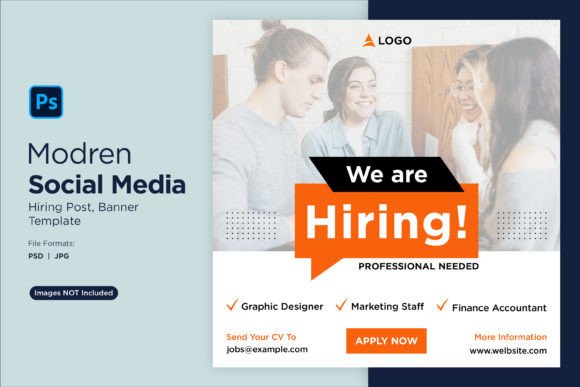 Modern Hiring Solutions: Social Media Post 56 Template