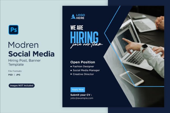 Modernize Your Recruitment with We Are Hiring Social Media Post 16