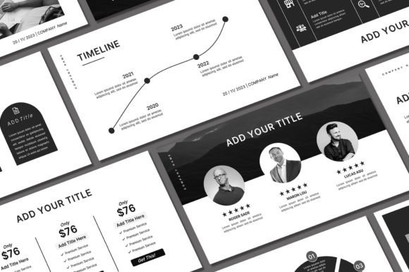 Monochrome Powerpoint Template: Your All-in-One Design Toolkit
