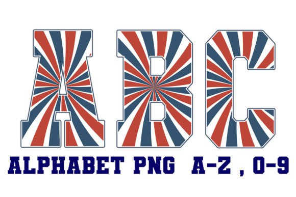 Retro Patriotic Alphabet Letters: A Designer's Guide