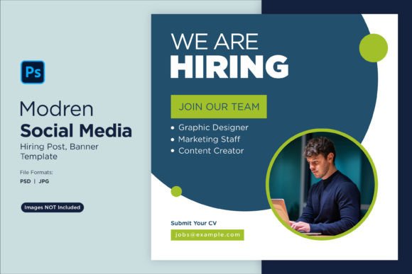 We Are Hiring Social Media Post 51: A Design Template That Works