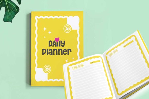 Yellow Daily Planner 366 Page with Cover: Your Year in Vibrant Focus